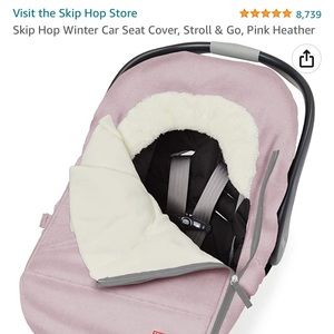 Skip hop car seat cover pink